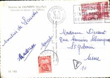 CPM Environs de Cauterets Htes Pyr Cascade de Lutour 