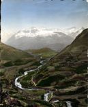 CPM Les Pyrenees Environs de Lourdes la vallee d'Argeles vue du Pic du Jer 