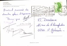 CPM Lourdes Cite Saint Pierre Secours Catholique Pavillon Pelerins et Cairn Saint Laurent 