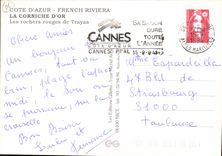 CPM Cote d'Azur La Corniche d'or les Rochers rouges de Trayas 