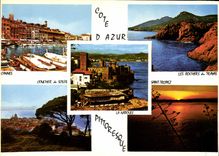 CPM Cote d'Azur Souvenir de la Cote d'Azur 