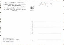 CPM Grand Cathedrale Saint Bavon l'Agneau Mystique par Hubert et Jean Van Eyck Les Anges Chanteurs