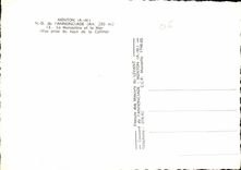 CPM Menton A M de l'Annonciade le Monastere et la Mer vue prise du Haut de la Colline 