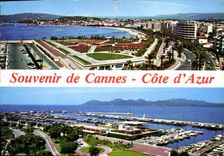 CPM Cannes Cote d'Azur vue generale de la Croisette 