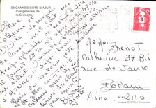 CPM Cannes Cote d'Azur vue generale de la Croisette 