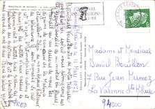 CPM Principaute de Monaco le jardin exotique condelabre agave et coussin de belle mere 