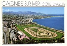 CPM Cote d'Azur Cros de Cagnes vue generale aerienne l'Hippodrome de la Cote d'Azur 