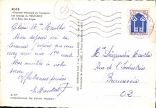 CPM Nice Capitale Mondiale du Tourisme les Toitures du Vieux Nice et la Baie des Anges 