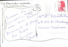 CPM La Cote d'Azur Inoubliable Cannes vue generale sur le port au premier plan le Palais des festiva