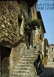 CPM Cote d'Azur la Colle sur Loup Alpes Maritimes l'arriere pays Pittoresque Vieille rue du Village 
