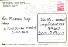 CPM Cote d'Azur la Colle sur Loup Alpes Maritimes l'arriere pays Pittoresque Vieille rue du Village 