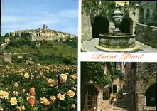 CPM Saint Paul de Vence Cote d'Azur French Riviera Cite des artistes les charmes du vieux village 