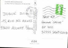 CPM Cannes Alpes Maritimes le vieux port et le Suquet en fin de journee 