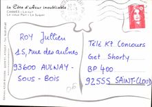 CPM La Cote d'Azur inoubliable Cannes la nuit le vieux Port le Suquet 