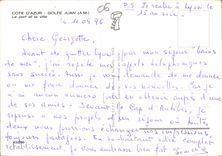 CPM Cote d'Azur Golfe Juan A M le Port et la Ville 