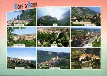 CPM Images de France Cote d'Azur au pays d'Azur Proche de la Cote le Pays d'Azur offre aux touristes