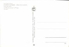 CPM La Cote d'Azur Cagnes sur Mer Cros de Cagnes vue aerienne le boulevard et la Plage le Port 