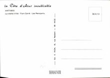 CPM La Cote d'Azur inoubliable Antibes la vieille ville Fort Carre les Remparts 