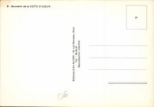 CPM Souvenir de la Cote d'Azur 