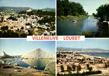 CPM La Cote d'Azur Villeneuve Loubet Le Village le Loup Marina Baie des Anges 