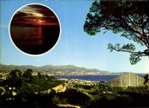 CPM Au soleil de la Cote d'Azur Villeneuve Loubet Plage vue generale la Baie des Anges et Marine Bai