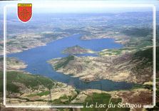CPM Le Lac du Salagou Herault vue aerienne du lac 