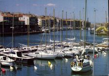 CPM Littoral Languedocien Sete Port de plaisance 