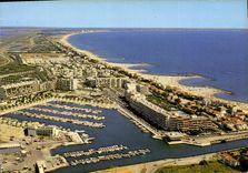 CPM Carnon Plage Herault vue aerienne 