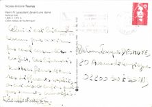 CPM Nicolas Antoine Taunay Henri IV caracolant devant une dame 