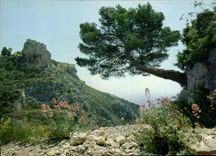 CPM Couleurs et lumiere de France La Cote d'Azur miracle de la nature Eze Alpes Maritimes le village