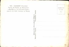 CPM Camaret Finistere Pointe de Penhir le Monument Aux Bretons de la France Libre
