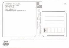 CPM Paris et ses Merveilles la tour Eiffel 