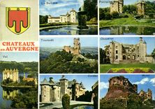 CPM Chateaux en Auvergne La Batisse Pontgibaud Tournoel Chazeron Val Cordes Murol