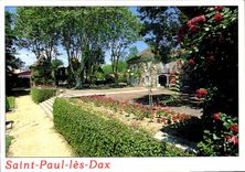 CPM Couleurs et lumiere de france Saint Paul les Dax Landes la mairie 