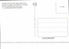 CPM Gorges de Daluis Alpes Maritimes gorges sauvages et grandioses creusees dans le schiste rouge pa