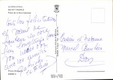 CPM La Cote d'Azur Saint Tropez Place de la Bouillabaisse