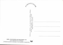 CPM Bagneres de Bigorre Les Thermes de la Reine l'Etablissement thermal et les jardins suspendu 