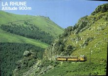 CPM Pays Basque La Rhune le petit train a cremaillere 