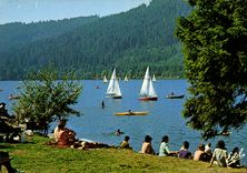 CPM Gerardmer Vosges Le Lac Bateaux