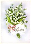 CPM Muguet Porte Bonheur Fleurs