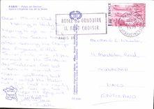 CPM Paris Palais de Justice Sainte Chapelle vus de la Seine 