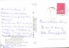 CPM Narbonne Narbo Mareius Rue du Pont des Marchands Batie sur un Pont Romain sur lequel passait la