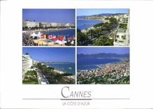 CPM La Cote d'Azur Inoubliable Cannes A M Vue generale la Croisette 