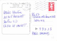 CPM La Cote d'Azur Inoubliable Cannes A M Vue generale la Croisette 