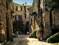 CPM La Cote d'Azur le Haut de Cagnes sur Mer Rue du Clapier 