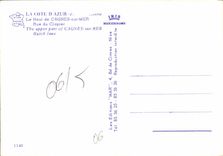 CPM La Cote d'Azur le Haut de Cagnes sur Mer Rue du Clapier 