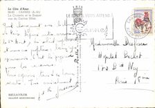 CPM La Cote d'Azur Cannes A M la Croisette et le Suquet vus du Carlton Hotel Coccinelle