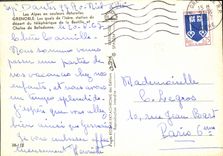 CPM Les Alpes en couleurs naturelles Grenoble les Quais de l'Isere station de depart du telepherique