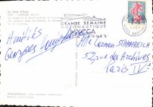 CPM La Cote d'Azur Cannes A M la plage et le boulevard de la Croisette Au premier plan le Carlton le