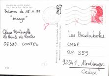 CPM Souvenir de la Cote d'Azur Nice Juan les Pins le Cap Ferrat 